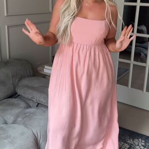 Women's Best Ever Midi Dress - A New Day™ Pink XXL